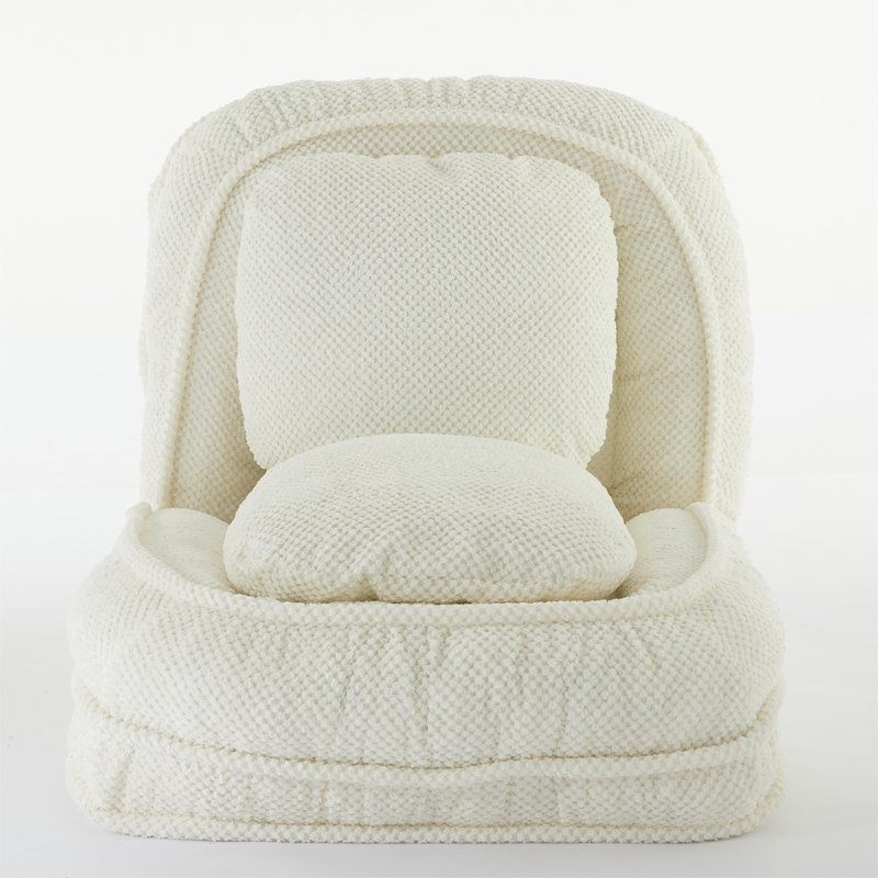 Trule Madeline Floor Game Chair, Beige