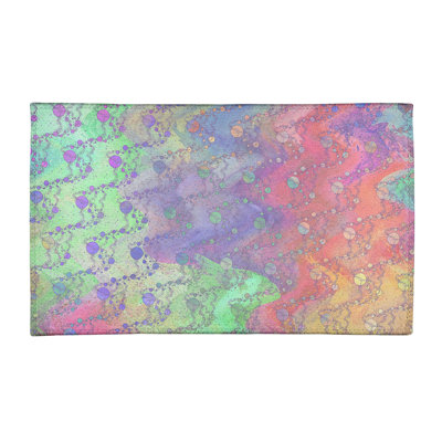 Chenille Polka Dots Indoor Rug