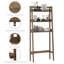 Rangement au-dessus de la toilette l 25,1 po x H 61,5 po x P 10 po Cersei-553804321