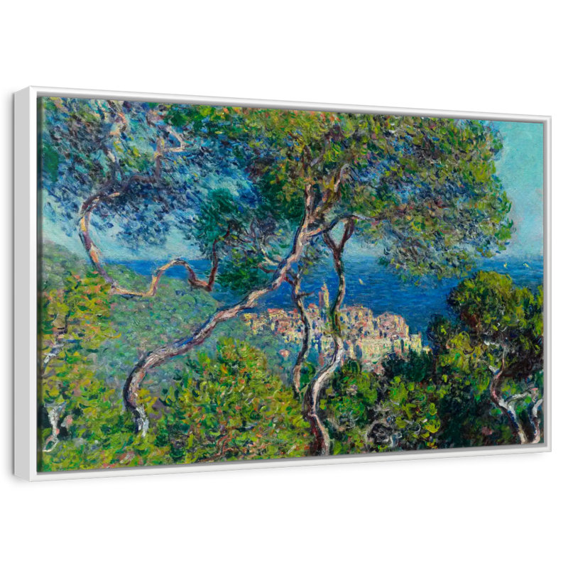 Bordviera 1884, Cadre flottant blanc, 13 po x 9 po