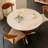 White Round Sintered Stone Dining table-44996126