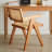Solid Wood Dining Chair In Natural Finish