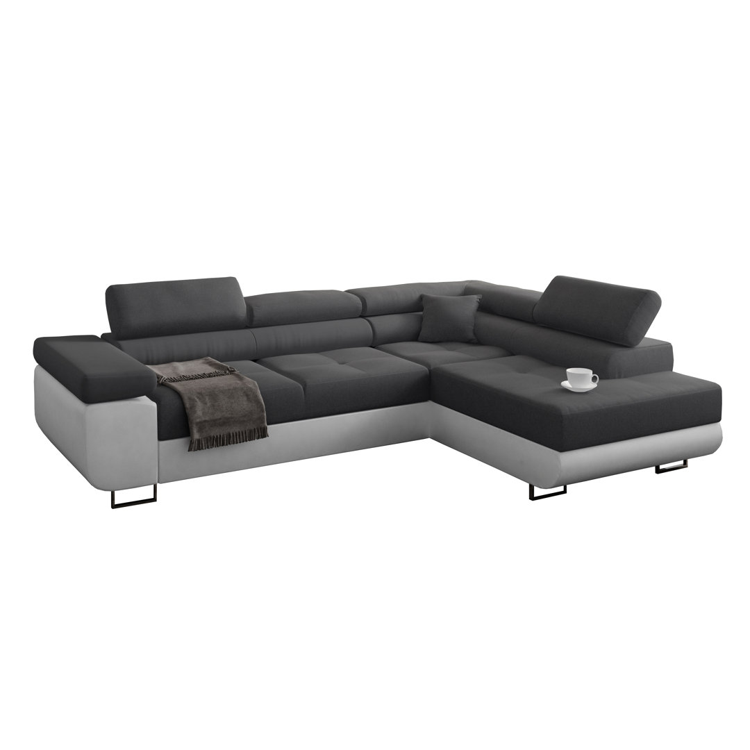 Ecksofa Anguel mit Bettfunktion