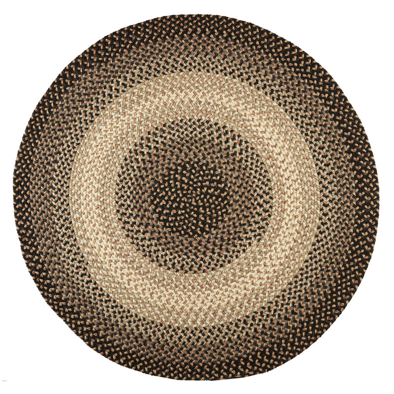 Deserie Geometric Indoor / Outdoor Rug, Round 8'