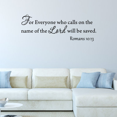 Drewett Text & Numbers Wall Decal