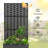 Outdoor Privacy Planter with Trellis – Metal Raised Garden Bed with Drainage Holes, Decorative Planter Wall Screen for Climbing Plants, Flowers & Vegetables, Modern Garden Divider for Patio, Balcony & Backyard-664028402-664028400