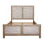 Roux Reclaimed Pine Panel Bed, Light Natural and Grey Wash-152617581