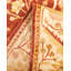 Tapis orange noué à la main de conception unique 6 pi 2 po x 8 pi 10 po Shatara
