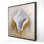 Conical Shell - Aquatic Beige Framed Canvas for Home Decor