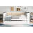 Wood Daybed With Storage Shelves, Upholstered Backrest, USB And Trundle-1932751796