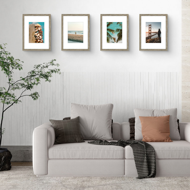 Ensemble de cadres muraux Gallery, H 12,755 po x l 9,763 po x P 0,708 po