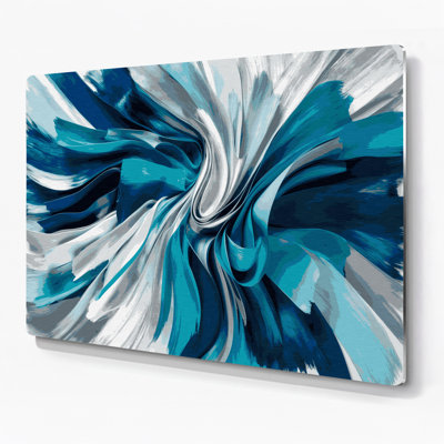 Lyrical Abstraction 85 Gray Metal Wall Art