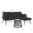 Heeney 5 - Person Modular Patio Conversation Set with Cushions-1125189040