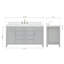 Meuble-lavabo simple avec plateau en quartz Macnair-554275409-600916788
