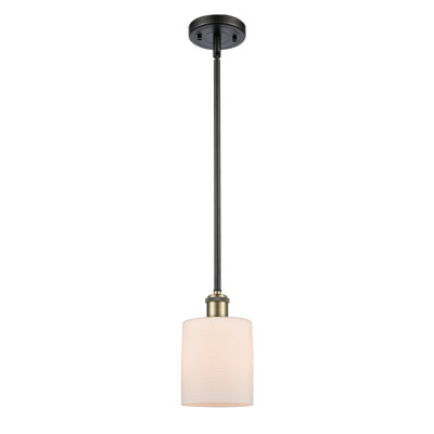 Luminaire suspendu cylindrique 1 lumière Leilani