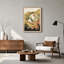 Tableau sur toile « Arche naturelle rouille et olive avec silhouettes de cactus »-561672096