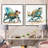 Turtle Laying On A Beach Chair With Sunglasses - Animals Square Collage Set Of 2-301011352-301011355