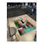 Tapis noir moderne lavable à la machine-119082216