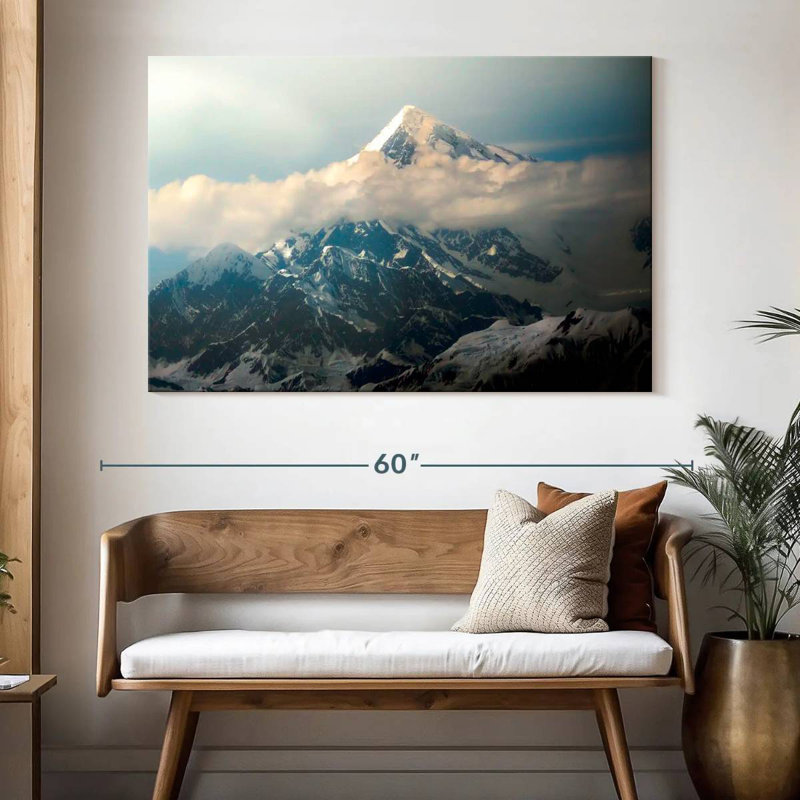 Alvord Snowy Mount McKinley, 34" H x 51" W