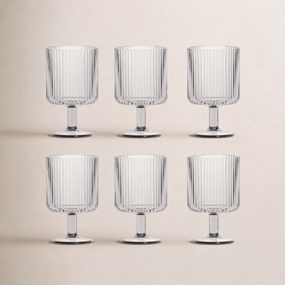 Laya Fluted Acrylic Goblet