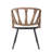 U_Style Contemporary Outdoor Set With PE Rattan Chairs And Plastic Wood Table-1459894580