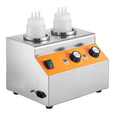 Distributeur de fromage - 2 litres - l 12 po x P 9,6 po x H 12,6 po - Plastique - 1 pièce - 2 litres grande capacité pour un usage familial et commercial