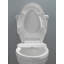 Siège de bidet manuel allongé