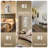 Farmhouse Wood Wall Mirror Window Mirror with Opening Doors, Solid Wood Frame Wall Mirror, 1:1 HD Shatterproof Glass, Decorative Wall Mirror for Living Room, Bedroom, Entryway-231419565-230601976