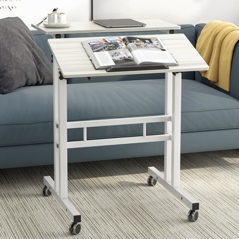 Bureau pour travailler debout réglable en hauteur Crumpton, Érable
