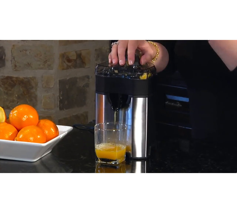 Stainless Steel Electric Citrus Juicer with Pulp Control
