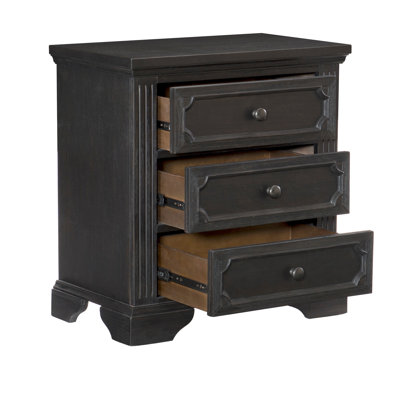 Table de chevet 3 tiroirs Traditional Design