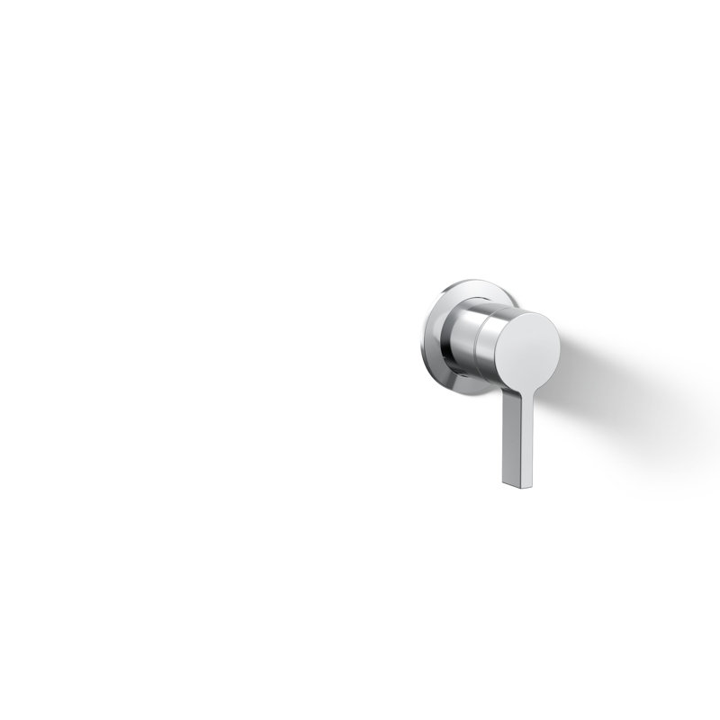 Components Wall-Mount Bathroom Sink Faucet Handle, Polished Chrome