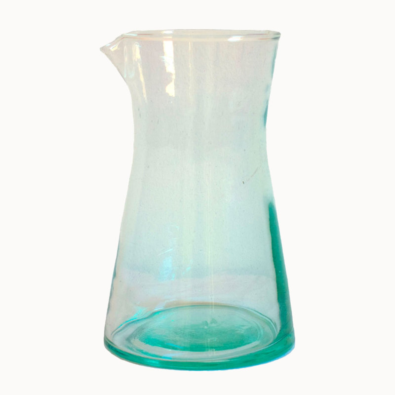 Carafe en verre soufflé à la main