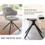 49 cm H Chenille Cantilever Chair-135551388-135551392