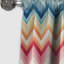 Motif à chevrons rétro Mid-Century - Rideau à chevrons - Rideau occultant à chevrons - 1 panneau-107554833