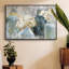«Vessels And Blooms Blues», reproduction d'art sur toile-94363082-94363083