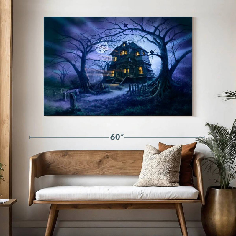 Kelan Haunted House II, H 34 po x l 51 po