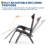 Set of 2 Heavy Duty Outdoor Reclining Lounge Chairs – Adjustable Folding Design with Padded Headrest, Cup Holder Tray & Durable Frame – Portable Patio Lawn Set for Pool, Deck, Beach, Backyard