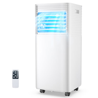 10000 BTU Portable Air Conditioner with Remote -  Costway, FP10111US-WH