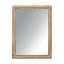22 po x 30 po avec miroir en bois encadré pour la salle de bain
