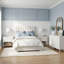 Ensemble de chambre avec grand lit 4 pièces avec commode Love Joy Bliss-132440117-132440119