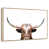 Floating Frame Natural Wood