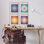 «Mindful Chakra Points», ensemble de 4 giclées encadrées par Wild Apple Portfolio