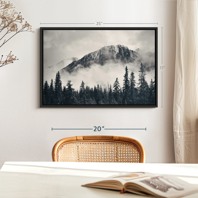 Nature «Banff Park Mountain Scene», H 25 po x l 17 po