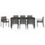 Eliezel 8 - Person Patio Dining Set with Rectangular Table-1852405366