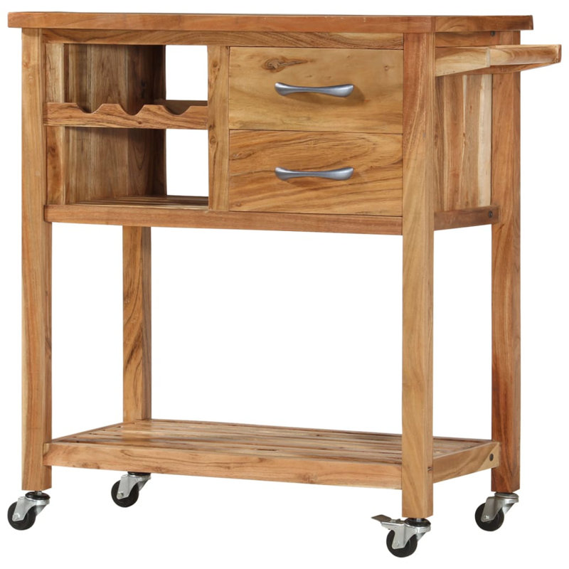 Arborglen Solid Wood Kitchen Cart