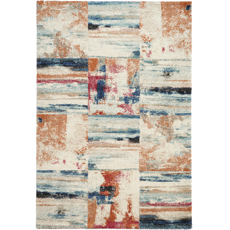 Babbitt Geometric Indoor Rug, Rectangle 3'11" x 5'7"