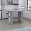 Îlot de cuisine avec 3 tablettes latérales Portree-1521344475
