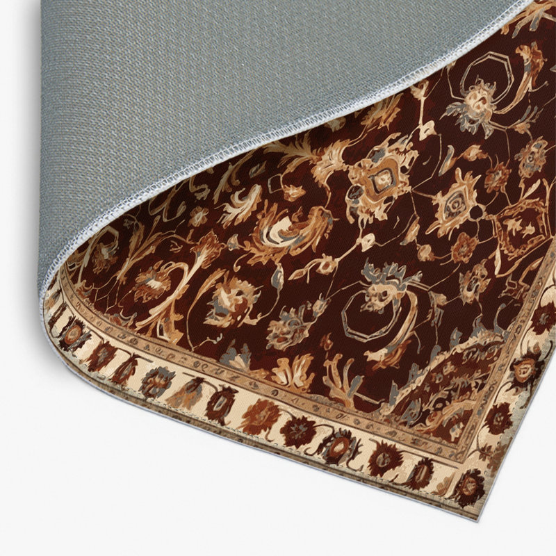 Tapis turc intérieur et extérieur brun, Rectangulaire 2 pi x 3 pi