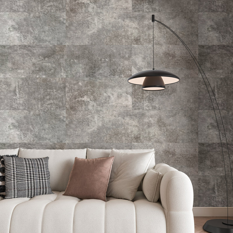 24'' x 12'' Interlocking  Wall Tiles,Waterproof,Easy to Install,SPC Wall Panling for Shower,Kitchen(20 sq.ft./Box)